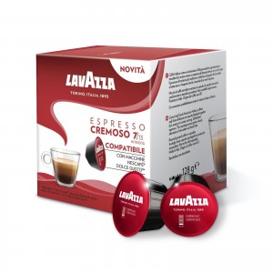 16 Capsule Caffè Lavazza Espresso Cremoso compatibili Dolce Gusto Nescafè